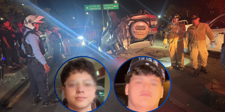 José y Jonathan, los jóvenes que un “permiso”, realizar “piques” e ingerir “cervezas” les costó la vida en accidente en la capital
