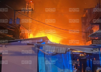 ¡Devastador! 35 negocios son reducidos a cenizas y dos bomberos resultan heridos en voraz incendio en mercado Galindo