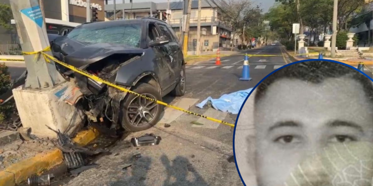 Identifican a hombre que perdió la vida tras estrellarse violentamente contra un poste de San Pedro Sula