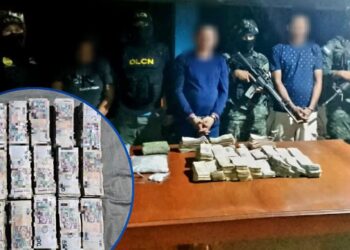 Caen tres en posesión droga y un millón de lempiras en Catacamas