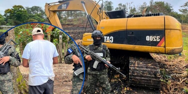 Caen tres sospechosos por arrasar bosque y dañar fuente de agua en Yojoa
