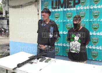Capturan a dos presuntos pandilleros tras violento enfrentamiento armado con la policía en Chamelecón, SPS