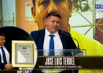 “Agradezco a HCH por este premio y lo comparto con toda mi gente de Yoro”: José Luis Teruel