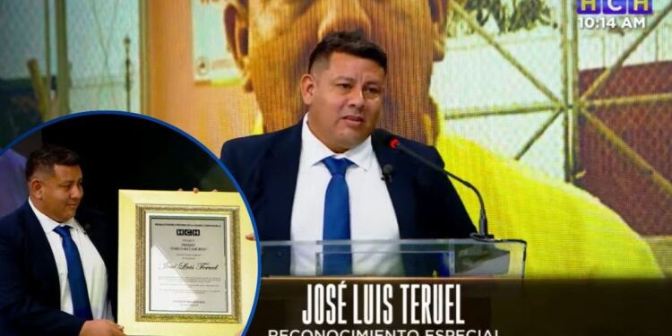 “Agradezco a HCH por este premio y lo comparto con toda mi gente de Yoro”: José Luis Teruel