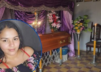 Dolor y consternación en velatorio de mujer atropellada por un menor en Olancho