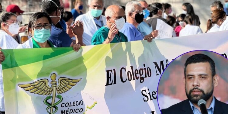 Eduardo Midence se va contra la JD del Colegio Médico de Honduras Tienen una posición antagónica contra el gobierno