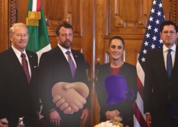 México y EE.UU. acuerdan colaboración con «respeto» tras reunión de Sheinbaum y Mullin