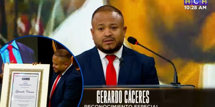 “Gracias a Don Eduardo y a mi casa HCH por este premio, lo recibo con humildad”: Gerardo Cáceres