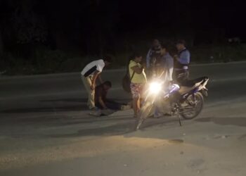 Motociclista borracho sobrevive tras aparatosa caída | Móvil Emergencia SPS