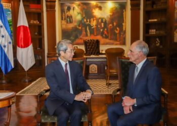 El presidente Nasry Asfura refuerza cooperación con Japón tras sostener reunión con el embajador