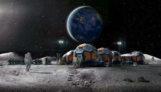 NASA acelera la conquista: así será la gigantesca base lunar que busca instalar en el polo sur