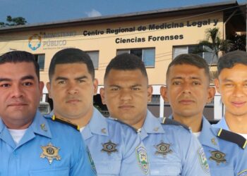 Retirados de la morgue cuatro de los cinco policías; la funeraria envía una triste recomendación a las familias