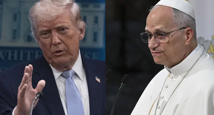 Trump al papa León XIV: “Le guste o no, Irán no puede tener un arma nuclear”