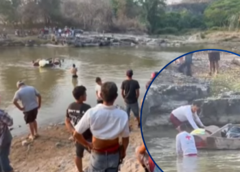 ¡Lamentable! Dos personas pierden la vida ahogadas en el río Ulúa en Jesús de Otoro, Intibucá