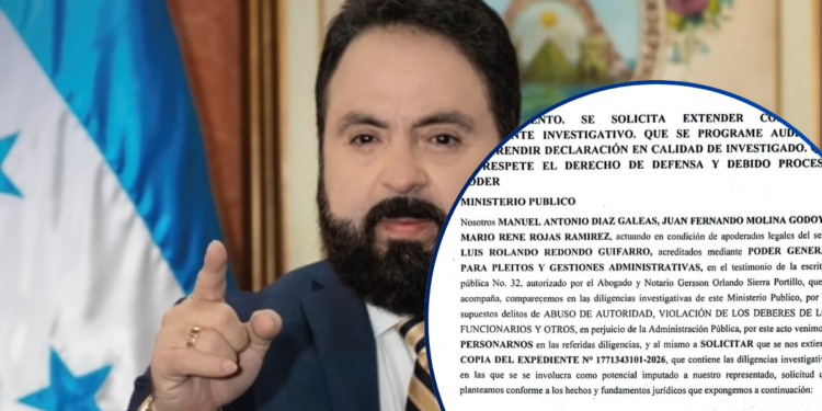 Luis Redondo se pone a disposición del Ministerio Público tras presentar personamiento luego del proceso investigativo en su contra