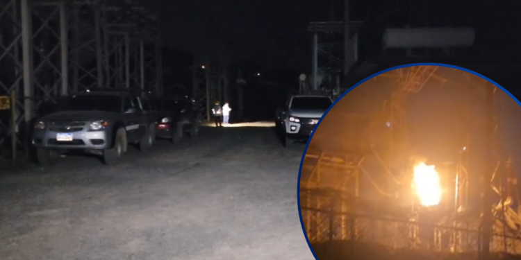 ¡COMAYAGÜELA A OSCURAS! Incendio de transformador en estación eléctrica provoca apagón masivo