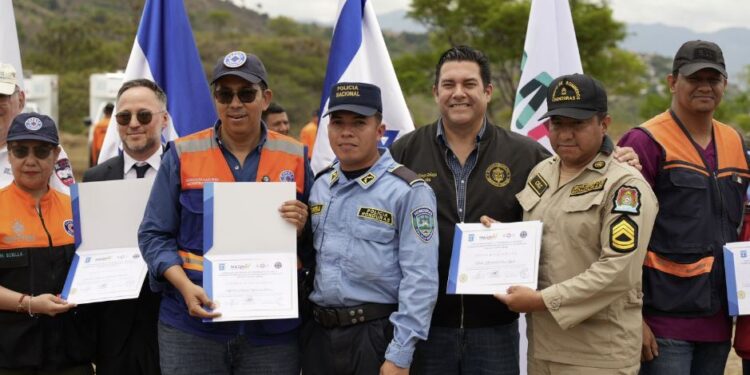 Honduras fortalece su capacidad de respuesta con simulacro de incidentes de múltiples víctimas y apoyo de Israel