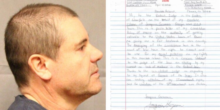 Juez niega solicitudes de “El Chapo” Guzmán, incluida su petición de extradición a México