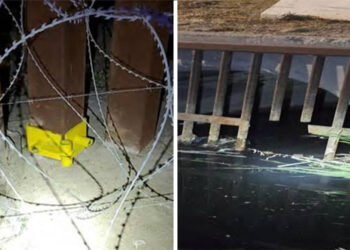 Hallan a diecinueve migrantes escondidos en un sistema de drenaje en frontera sur de EE.UU.