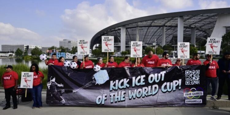 Empleados del estadio de Los Ángeles amenazan con una huelga si ICE opera durante el Mundial 2026