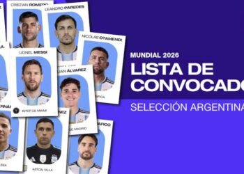 Lionel Scaloni dio a conocer la lista de 26 convocados de la selección argentina para el Mundial 2026