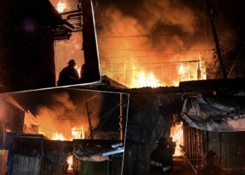 Incendio en el mercado Galindo deja puestos afectados