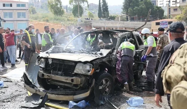 Al menos 8 muertos, dos de ellos niños, en ataques israelíes a vehículos cerca de Beirut