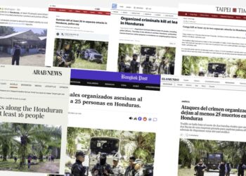 Hasta en Taipei replicaron la información del jueves sangriento que se vivió en Honduras donde murieron al menos 26 personas