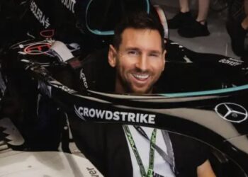 Los Messi se robaron las miradas durante el Gran Premio de Miami