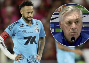 La contundente sentencia de Ancelotti cuando le preguntaron si incluirá a Neymar en la lista de Brasil para el Mundial