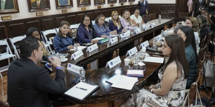 ONU Mujeres sostiene importante reunión con el presidente del Congreso Nacional, Tomás Zambrano