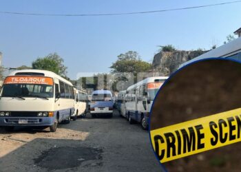 ¡La dura y triste realidad! Paralizan ruta de transporte en la capital por terror a la extorsión