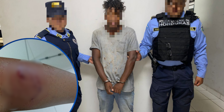 ¡Qué cosas! Capturan a hombre que maltrataba a su esposa y durante su arresto mordió a una funcionaria policial