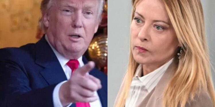 Trump critica a Meloni después de que ella negara que le rogó tomarse una foto con él