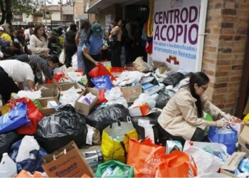 Colombianos ayuda humanitaria venezuela terremotos