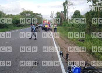 ¡Brutal ataque! De varios impactos de bala le arrebatan la vida a un motociclista en Olanchito, Yoro