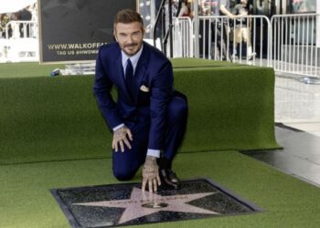 David Beckham forma parte del Paseo de la Fama
