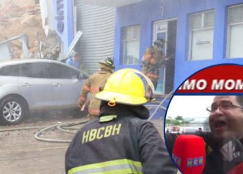 “Ella está adentro y no me contesta”: Desesperado, hombre dejó a su esposa en edificio aplastado por cerro y teme lo peor