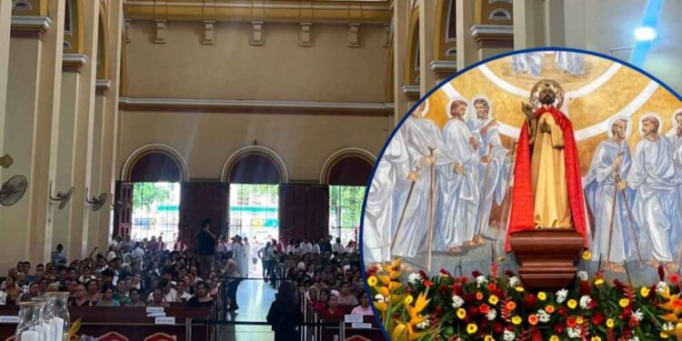 En la Catedral de SPS celebran eucaristía en honor a San Pedro Apóstol