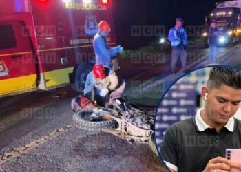 Motociclista perece tras impactar con un caballo en carretera de El Progreso a Tela