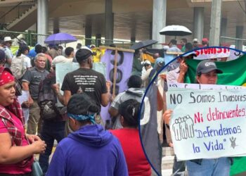 Organizaciones protestan contra privatización de la ENEE, y la Ley Agroindustrial: “Es una ley de muerte y despojo”