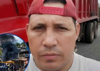 ¡Identificado por unos clavos! Retiran cuerpo del chofer de “volqueta endemoniada” de Villa Nueva