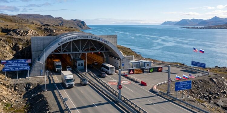 Rusia y EE. UU. construirán un mega túnel