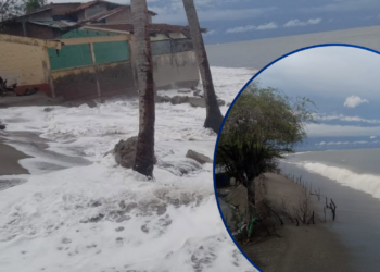 ¡El mar se vuelve más peligroso! Tormenta tropical Cristina genera fuerte oleaje en Cedeño