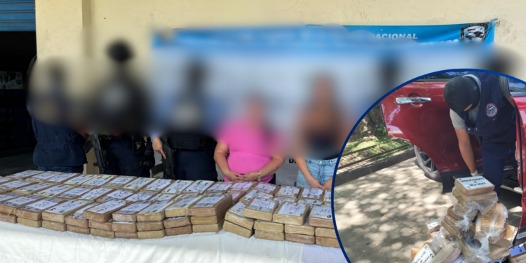 ¡Golpe al narcotráfico! Decomisan 154 paquetes de supuesta cocaína ocultos en una camioneta en Choluteca