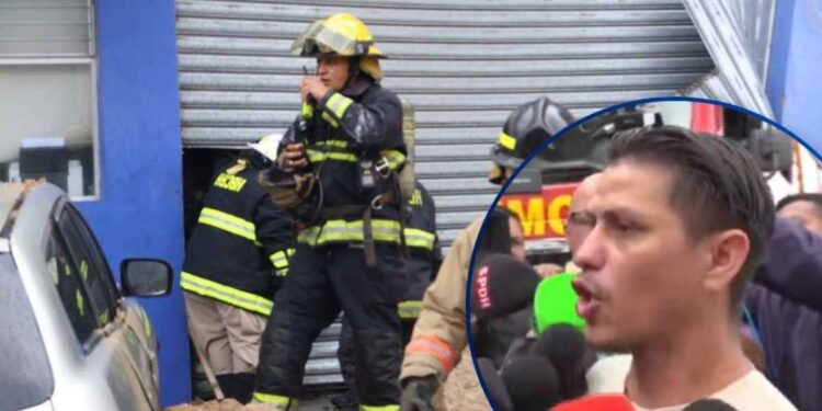 “Yo llamé a mi hijo y me dijo que están vivos”, asegura papá de un empleado de empresa aplastada por cerro