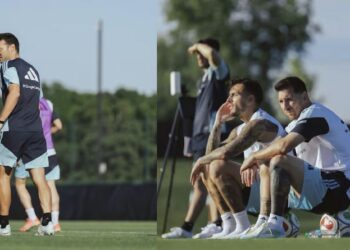 Las perlitas de la práctica de la Selección en Kansas City: la posible formación para enfrentar a Honduras y el único ausente
