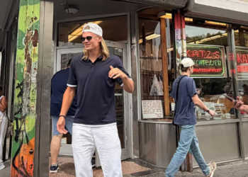 Haaland sorprendió con su paseo como un turista más por las calles de Nueva York