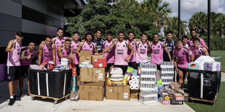 Inter de Miami se solidariza con Venezuela y recauda donaciones para los damnificados