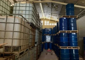 Decomisan en Sonora 24 mil litros de metanfetamina valuada en 9 mil MDP, el segundo mayor aseguramiento de la historia